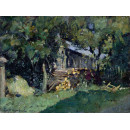 Репродукции на картини: Навес за дърва (1915) – Константин Коровин